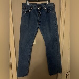 Men's Relaxed Fit Blue Jeans
